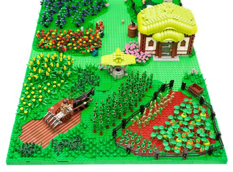 It is 100 cm long and 37,5 cm wide. . Lego farm moc